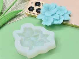 Molde silicona tocado de flores nuevas 